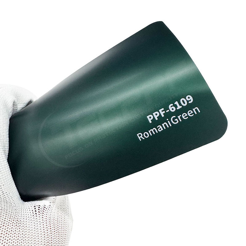PPF-6109 Ρομά πράσινη χρώση προστατευτική ταινία χρώματος επαγγελματικού επιπέδου