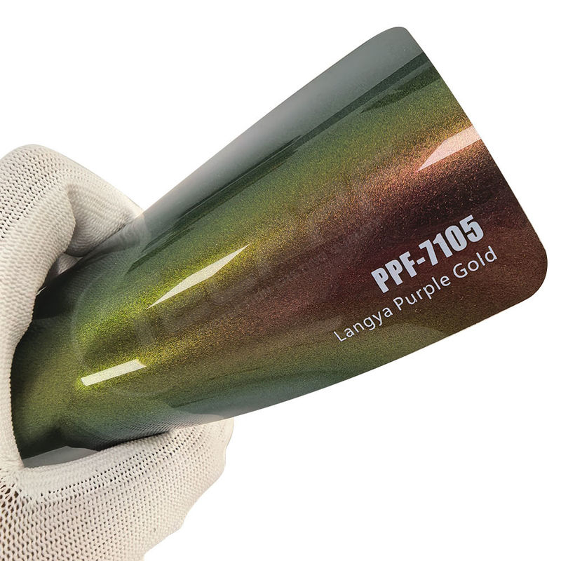 PPF-7105 Langya Purple Gold Color Protective Paint Film για τις γρατζουνιές στα αυτοκίνητα