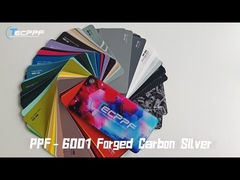 Ταινίες προστασίας χρώματος από πλαστικό άνθρακα και ασήμι 8 mil